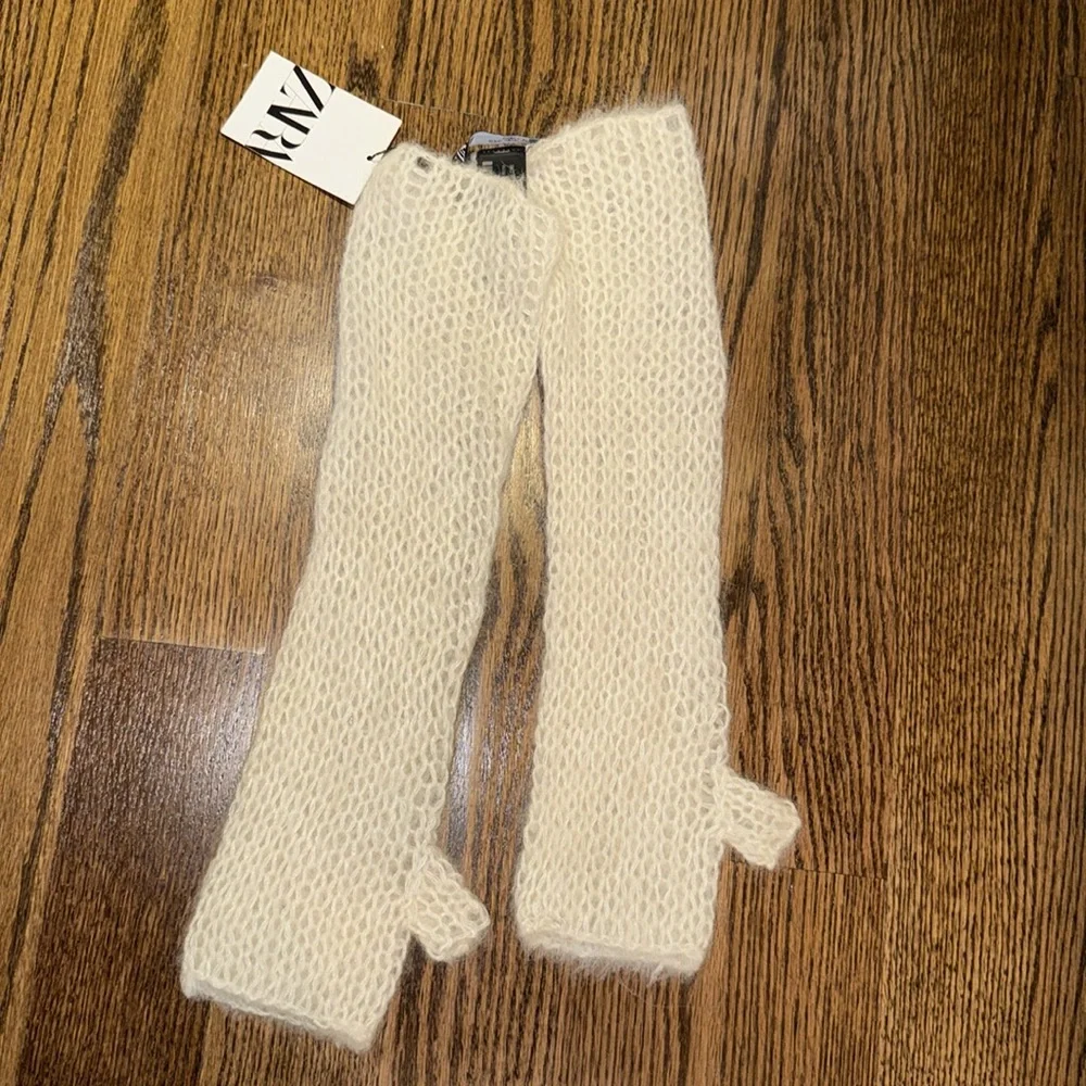 Zara‎ Wool Knit Mittens